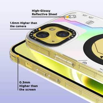 Pikkme iPhone 14 Printmagsafe Back Cover (White)