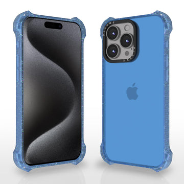 Pikkme iPhone 15 Pro Bumpercase Back Cover (Blue)