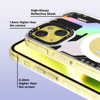 Pikkme iPhone 14 Printmagsafe Back Cover (Black)